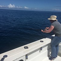 Pink Salmon Fight on Milwaukee Great Lakes Charter