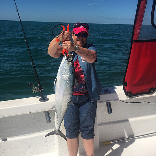 Female Pink Salmon Personal Record Pink Salmon Caught on Crabby's Charter