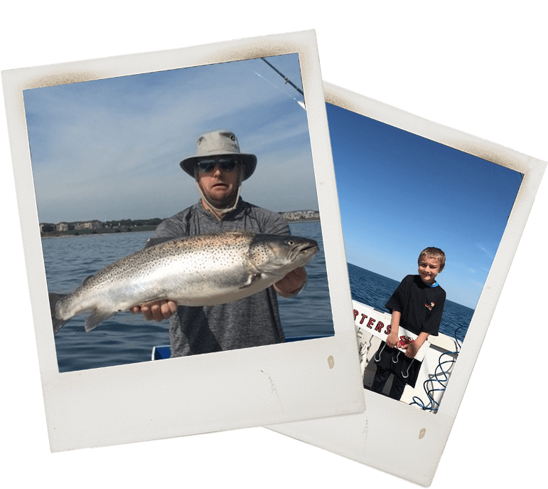 Lake Michigan Brown Trout Fishing in Milwaukee, WI