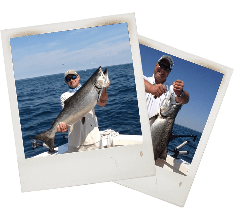 Chinook Salmon Fishing Charter on Lake Michigan in Milwaukee, WI