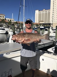 Giant Chinook Salmon caught in Milwaukee