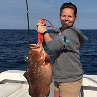 Giant Chinook Salmon Hooked on Milwaukee Fishing Charter