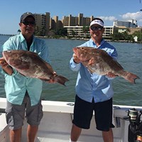 Two Massive Chinook Salmon Caught on Milwaukee Great Lakes Charter