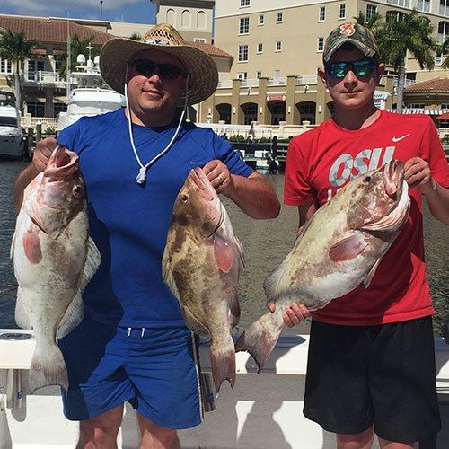 Three Massive Chinook Salmon Caught on Milwaukee Great Lakes Charter