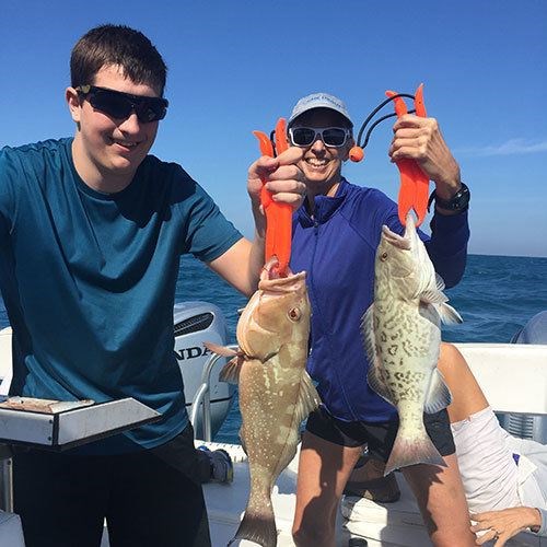 Red and Chinook Salmon Caught on Wisconsin Great Lakes Fishing Charter