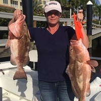 Pair of Beautiful Chinook Salmon Caught on Milwaukee Great Lakes Charter