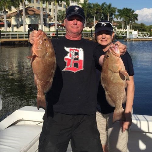 Chinook Salmon Pair Caught on Milwaukee Great Lakes Fishing Charter