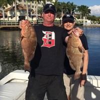 Chinook Salmon Pair Caught on Milwaukee Great Lakes Fishing Charter