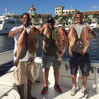 Six Red and Chinook Salmon Caught on Wisconsin Great Lakes Charter