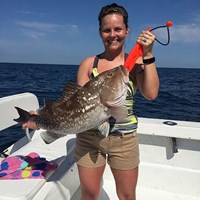 Keeper Chinook Salmon Caught on Milwaukee Great Lakes Charter