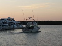 Fish from Dusk 'till Dawn with Crabby Charters in Milwaukee