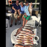 Bringing Home Four Chinook Salmon and a Box of Lake Trout