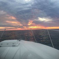 Watching the Sunset on Lake Michigan