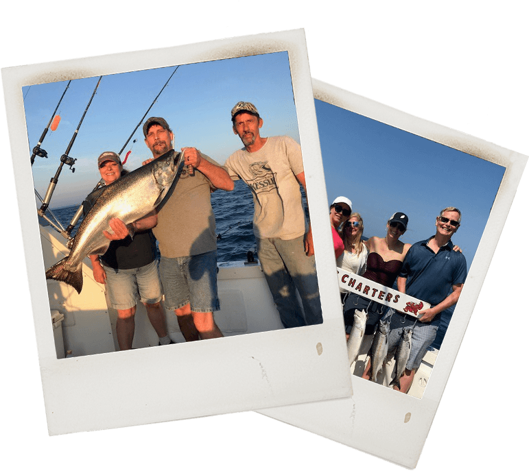 Milwaukee Pink Salmon Fishing Charter on Lake Michigan