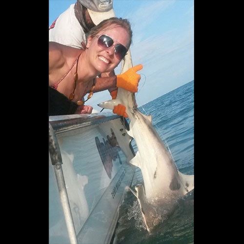 Salmon Caught on a Crabby Great Lakes Fishing Charter