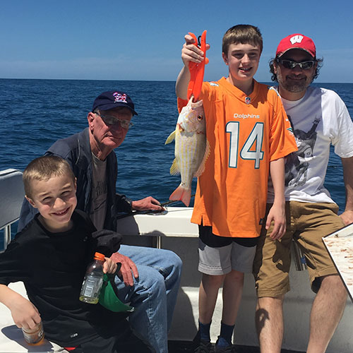 Lake Trout Caught on First Great Lakes Fishing Charter