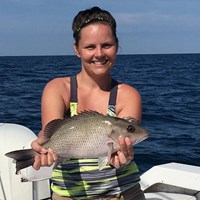 Massive Mangrove Lake Trout Caught on Crabby Fishing Charter